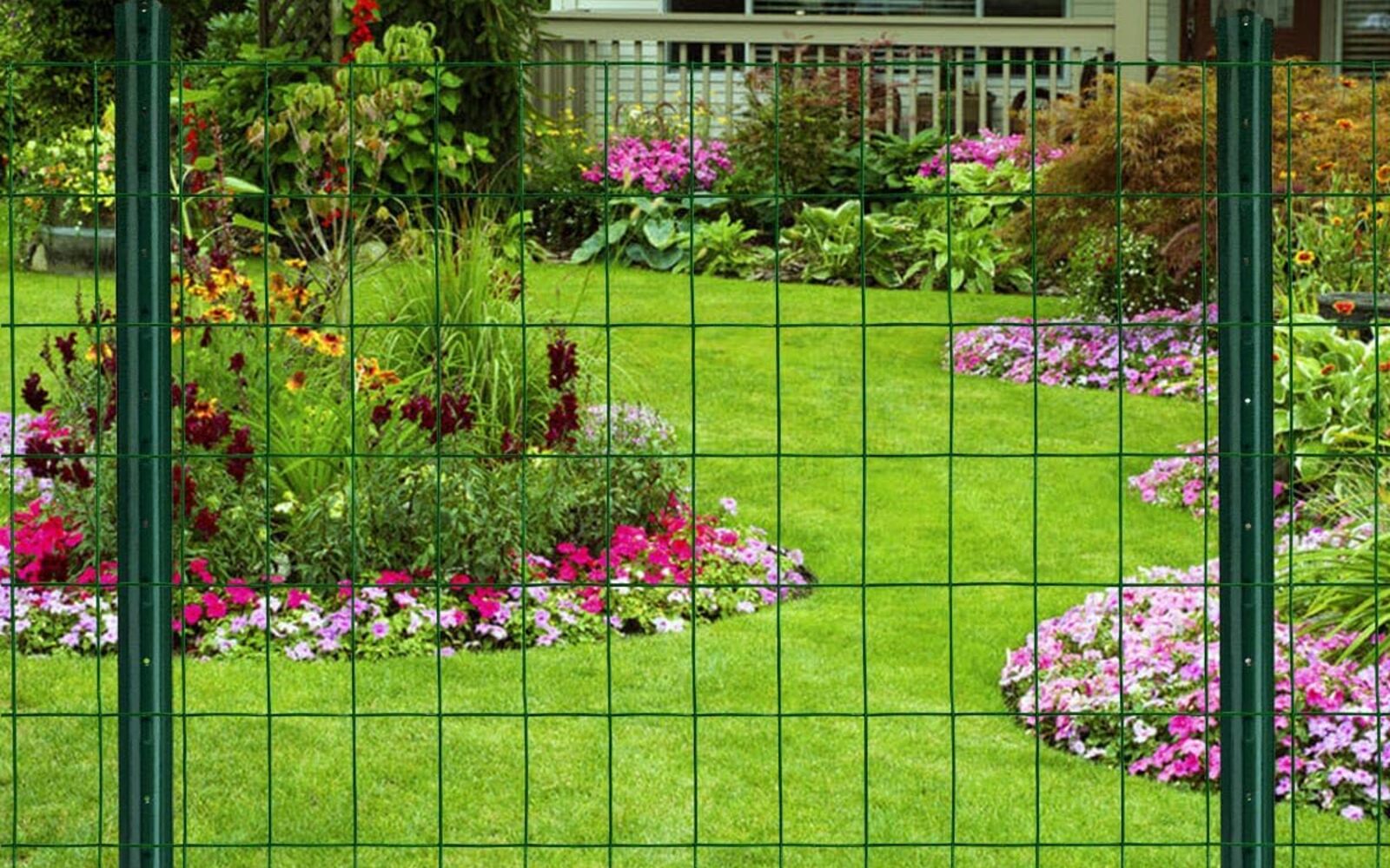 PVC coated green welded wire mesh rolls