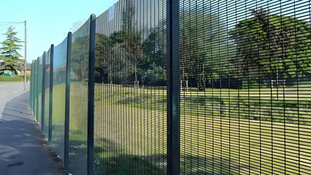 Anti-climb 358 security mesh fencing panels